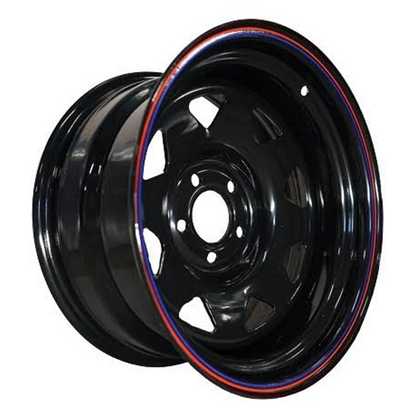 Метални минусови джанти 15" 5x139.7 7J ET -25 черен гланц