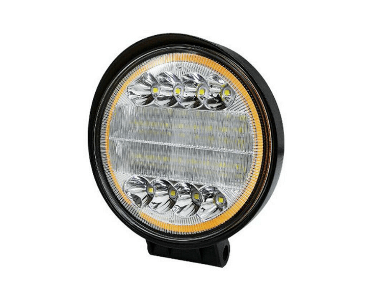 Мощен Кръгъл 72W 4.5" LED диоден прожектор / работна лампа 12V/24V ДВЕ СВЕТЛИНИ