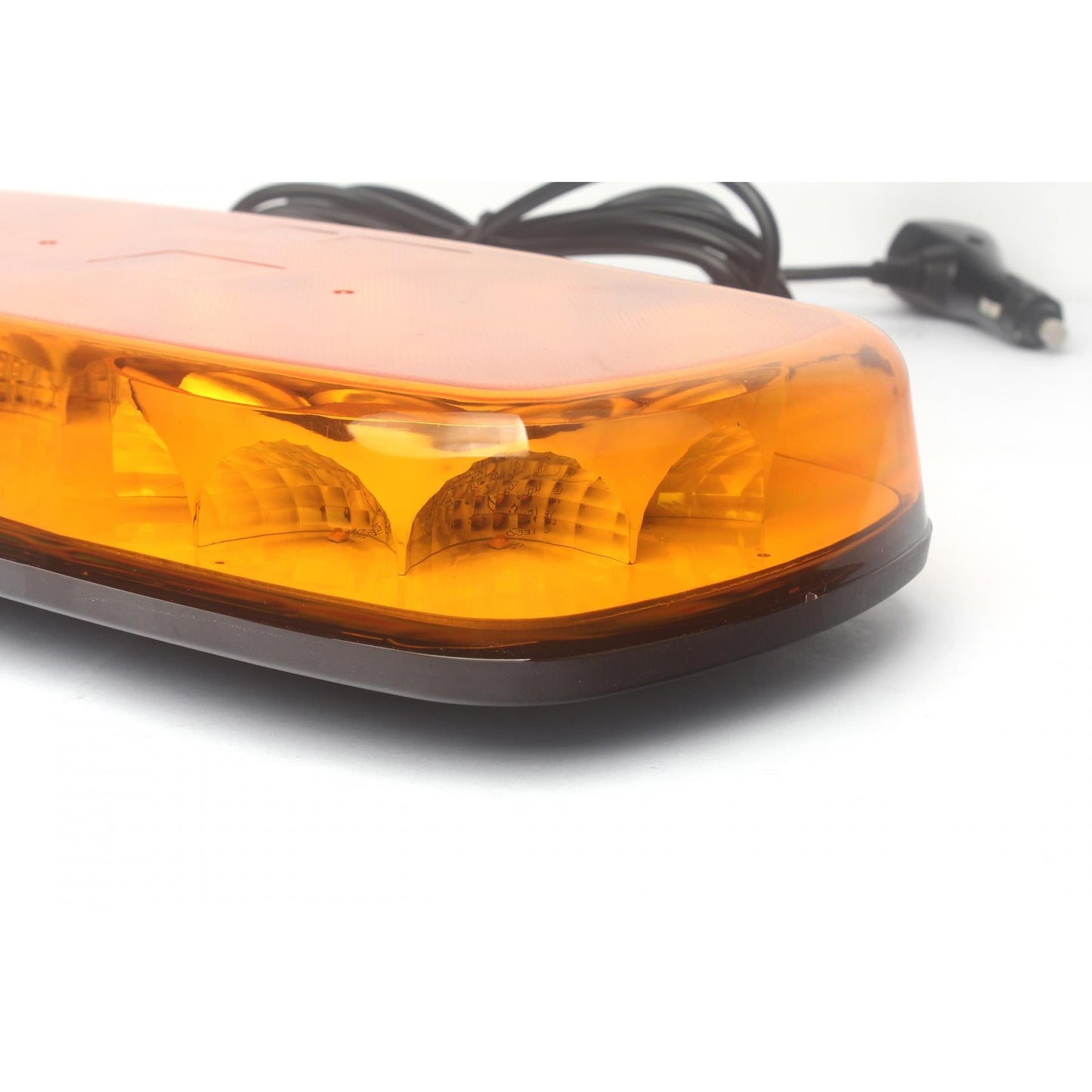 Оранжева LED аварийна лампа - буркан с магнит, 35W 12/24V, 30см