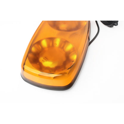 Оранжева LED аварийна лампа - буркан с магнит, 35W 12/24V, 30см