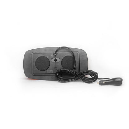 Оранжева LED аварийна лампа - буркан с магнит, 35W 12/24V, 30см