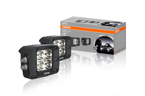 OSRAM OFF-ROAD CUBE VX80-SP К-кт LED квадратни халогени 7.5W 80x75x85mm 6000K, 1300LM, 12/24V, IP67, E-mark E4