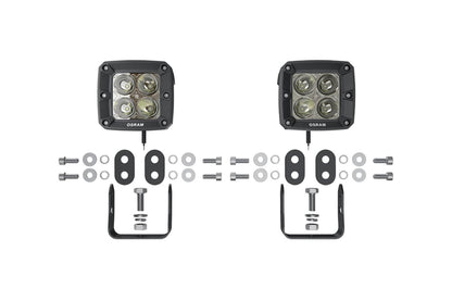OSRAM OFF-ROAD CUBE VX80-SP К-кт LED квадратни халогени 7.5W 80x75x85mm 6000K, 1300LM, 12/24V, IP67, E-mark E4