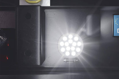 OSRAM ON-ROAD REVERSING VX120R-WD Кръгъл LED халоген 15W 121x48x131 2700K, 1100LM, 15W, 12/24V, IP69K, E-mark E9