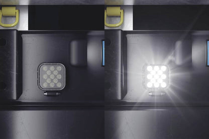 OSRAM ON-ROAD REVERSING VX120S-WD Квадратен LED халоген 113x56x126.6mm 2700K, 1100LM, 15W, 12/24V, IP69K, E-mark E9