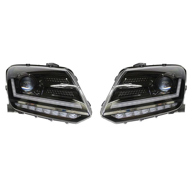 OSRAM LED фарове за Volkswagen Amarok след 2010 година, черна основа