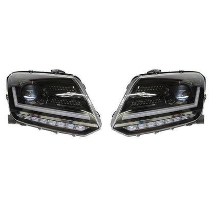 OSRAM LED фарове за Volkswagen Amarok след 2010 година, черна основа