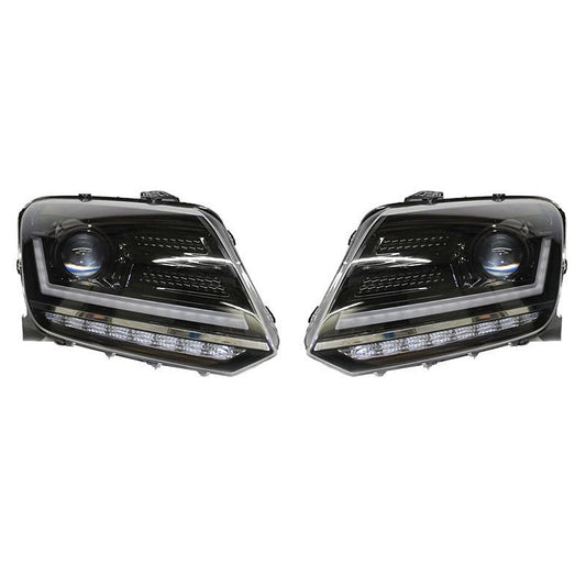OSRAM LED фарове за Volkswagen Amarok след 2010 година, черна основа
