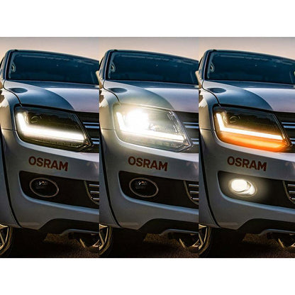 OSRAM LED фарове за Volkswagen Amarok след 2010 година, черна основа