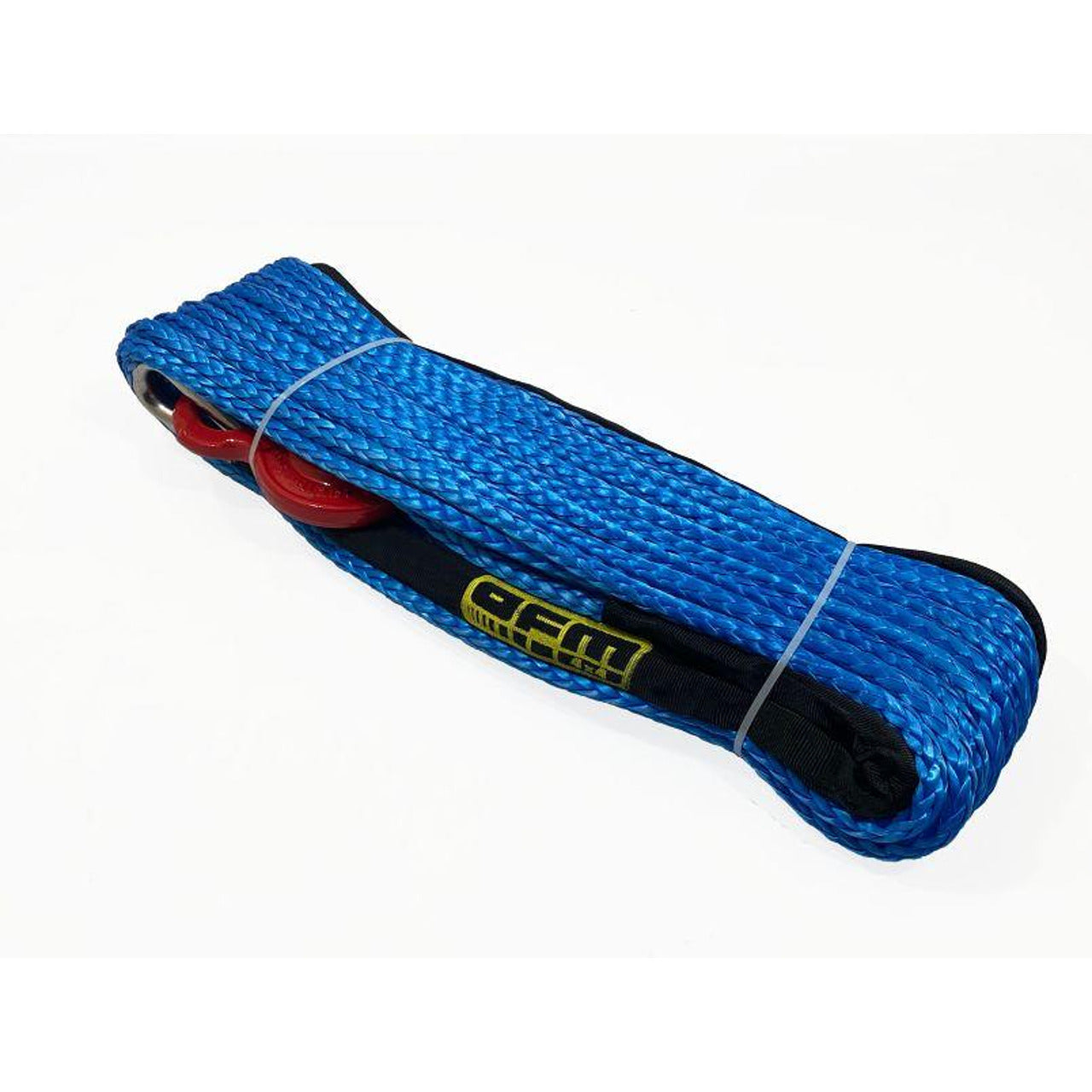 Синтетично въже за лебедка, с кука 10мм * 28м