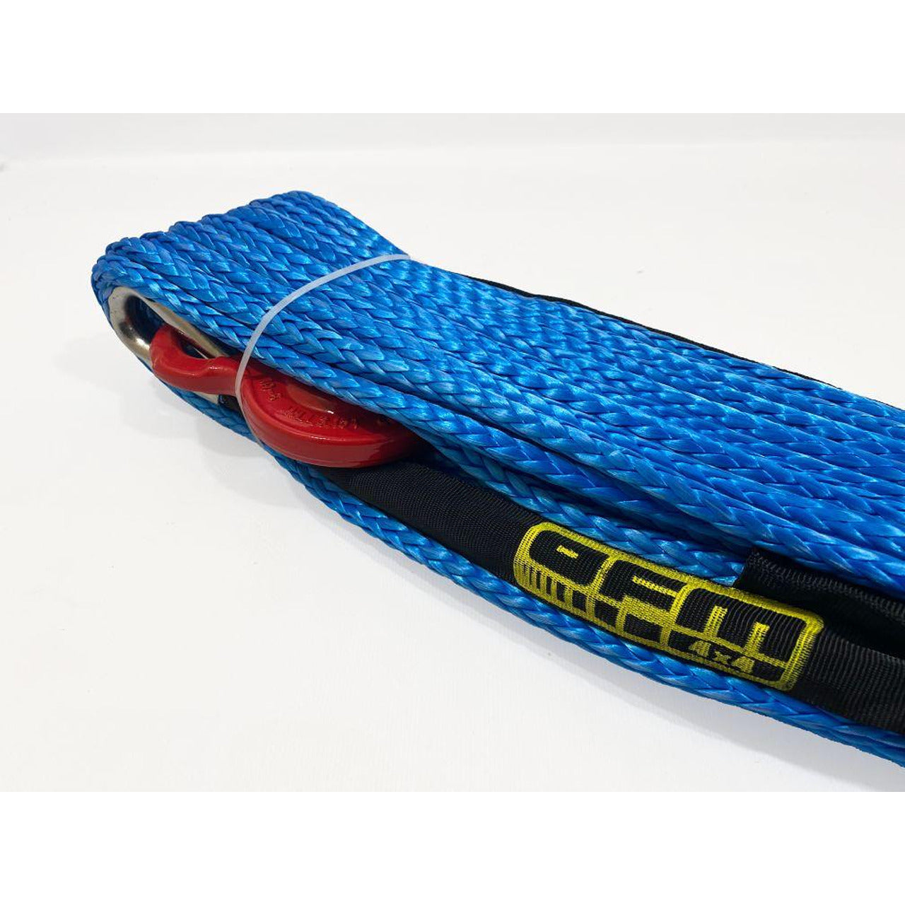 Синтетично въже за лебедка, с кука 10мм * 28м