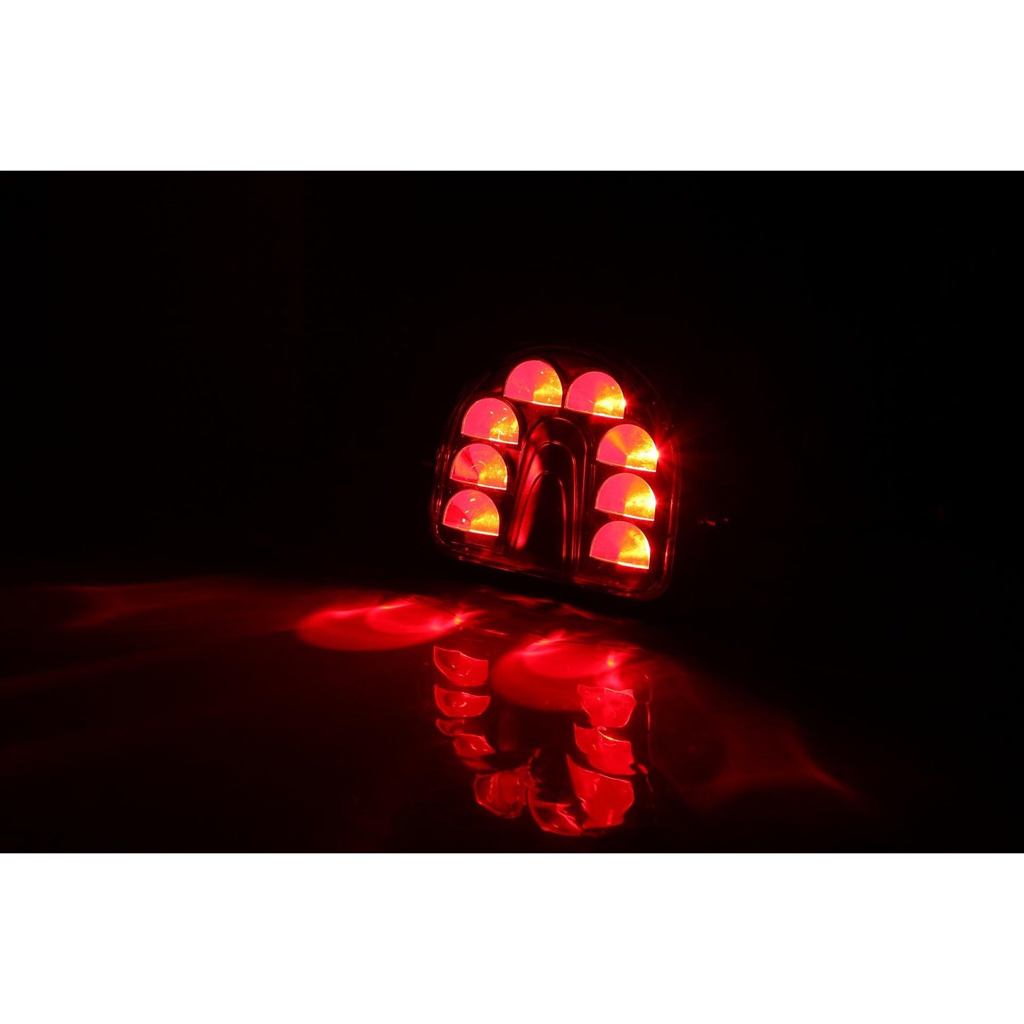 Предупредителна червена светлина за заден ход 10-30V 24W, подходяща за мотокар/електрокар