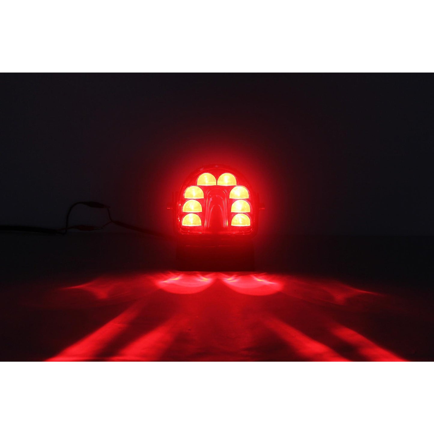 Предупредителна червена светлина за заден ход 10-30V 24W, подходяща за мотокар/електрокар
