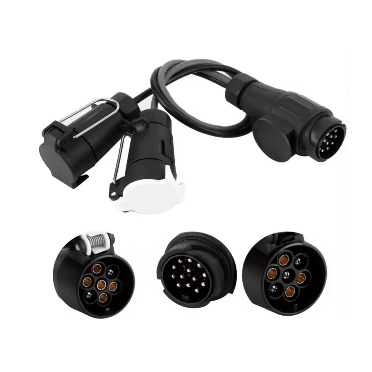 Преходник Адаптер за букса за теглич от 13 към 7 пина 12V