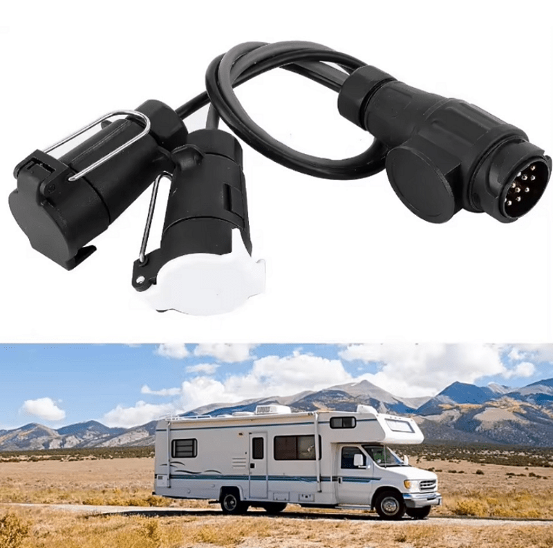 Преходник Адаптер за букса за теглич от 13 към 7 пина 12V