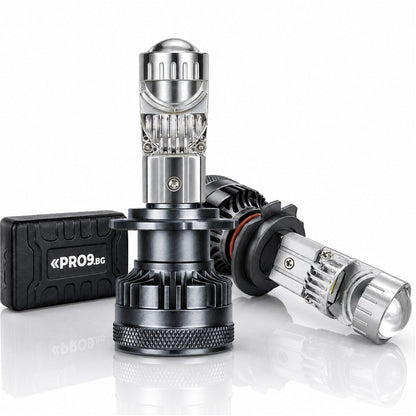 LED крушки PRO9 H7 с лупи 80W 6000K 10000lm 12-24V