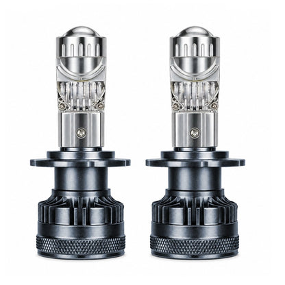 LED крушки PRO9 H7 с лупи 80W 6000K 10000lm 12-24V