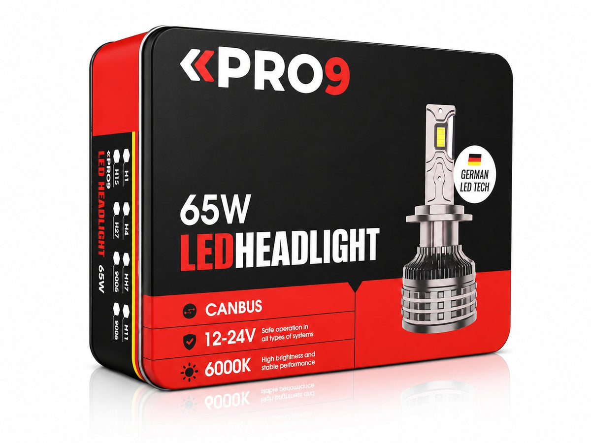 LED крушки PRO9 H4 65W 6000K 12000lm 12-24V