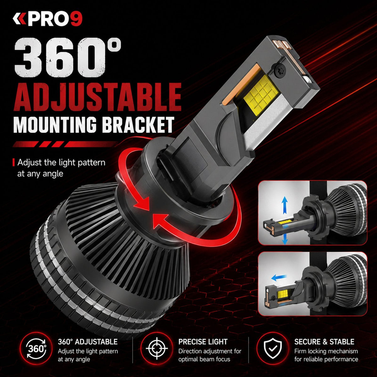 LED крушки PRO9 H11 130W 6000K 18000lm 12-24V