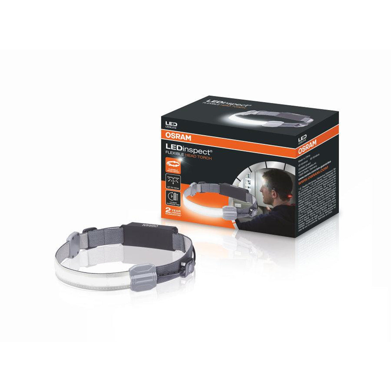 Професионална сервизна LED лампа OSRAM LEDinspect Flexible Head Torch 6000K, 115lm с вградена 1000mAh батерия