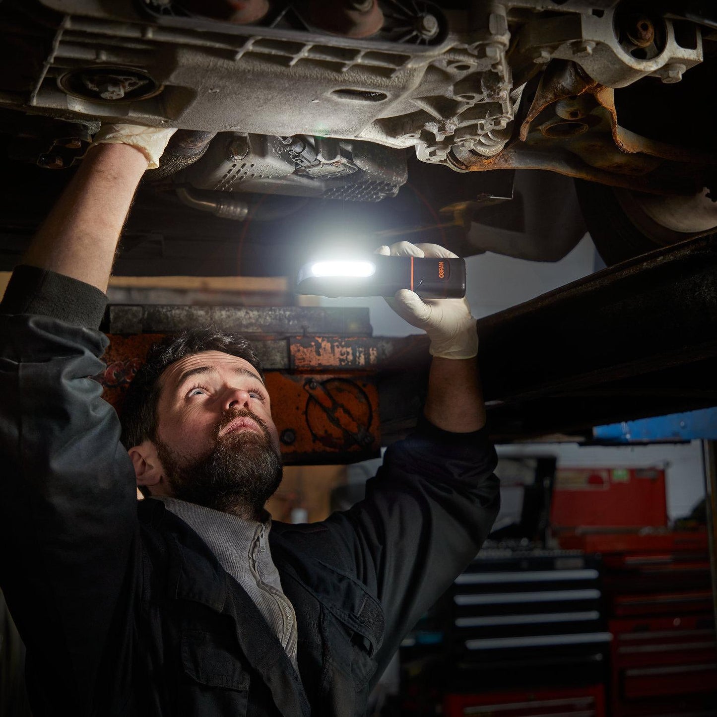 Професионална сервизна LED лампа OSRAM LEDinspect MINI250, 250lm, 6000K, с вградена батерия