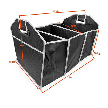 Сгъваем органайзер за автомобил с 3 отделения 55см * 33см