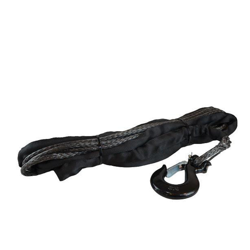 Синтетично въже за лебедка, с кука 8мм * 18м