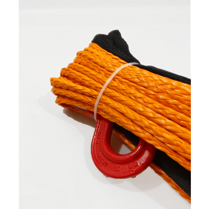 Синтетично въже за лебедка, с кука 8мм * 28м