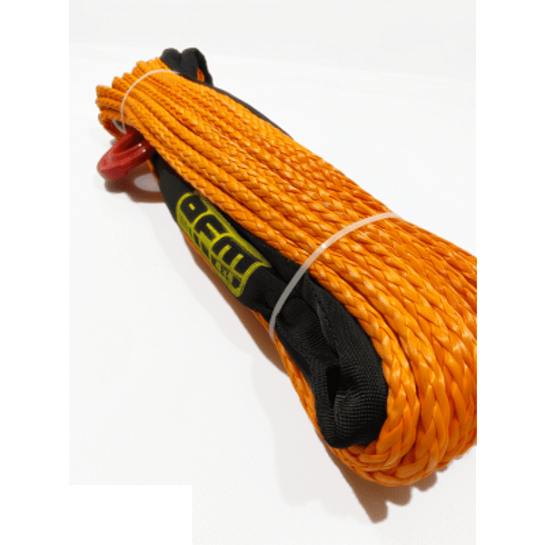 Синтетично въже за лебедка, с кука 8мм * 28м