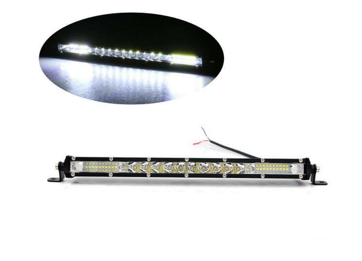 Едноредов Слим Лед Бар 13" (33см) 90W 4500lm Комбо светлина, Ултра Тънък, 12/24V