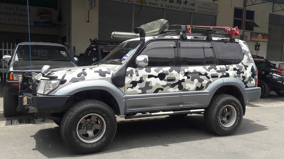 Шнорхел за джип Toyota Land Cruiser 90 97-02г ляв тойота ленд крузър