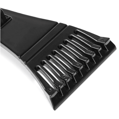 Стъргалка за лед с четка за сняг - сива