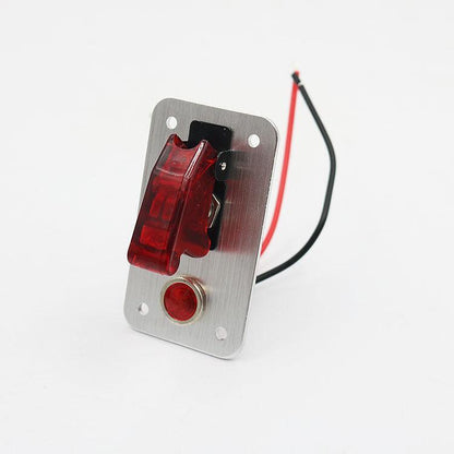 Стартов панел, бутон ON/OFF - цвят сив