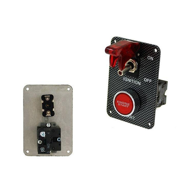 Стартов панел за запалване, START бутон, карбонов стил