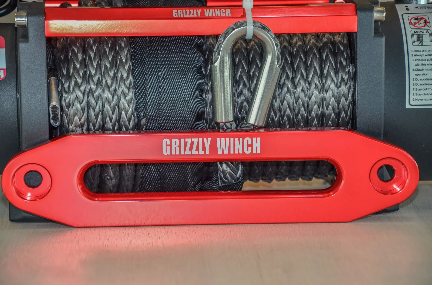 Лебедка Grizzly Winch 13000lbs 180:1 синтетично въже