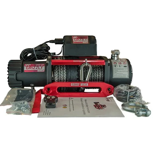 Лебедка Grizzly Winch 13000lbs 180:1 синтетично въже