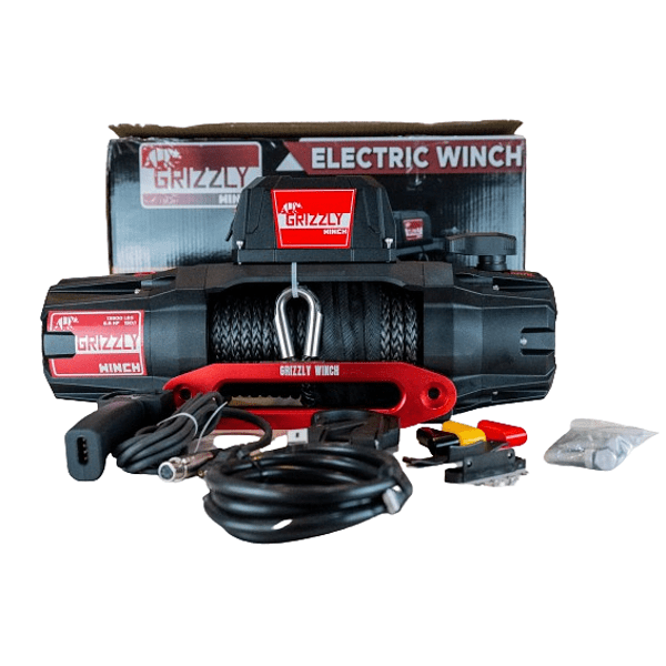 Лебедка Grizzly Winch 13500lbs (6123kg) 150:1 синтетично въже