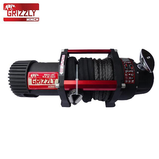 Лебедка Grizzly Winch 8500lbs (3855kg) синтетично въже