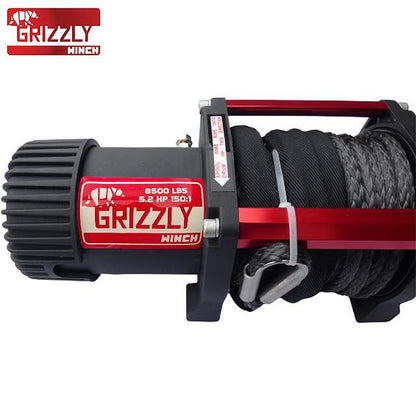 Лебедка Grizzly Winch 8500lbs (3855kg) синтетично въже