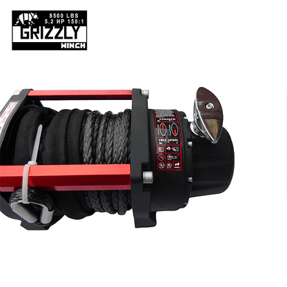 Лебедка Grizzly Winch 8500lbs (3855kg) синтетично въже