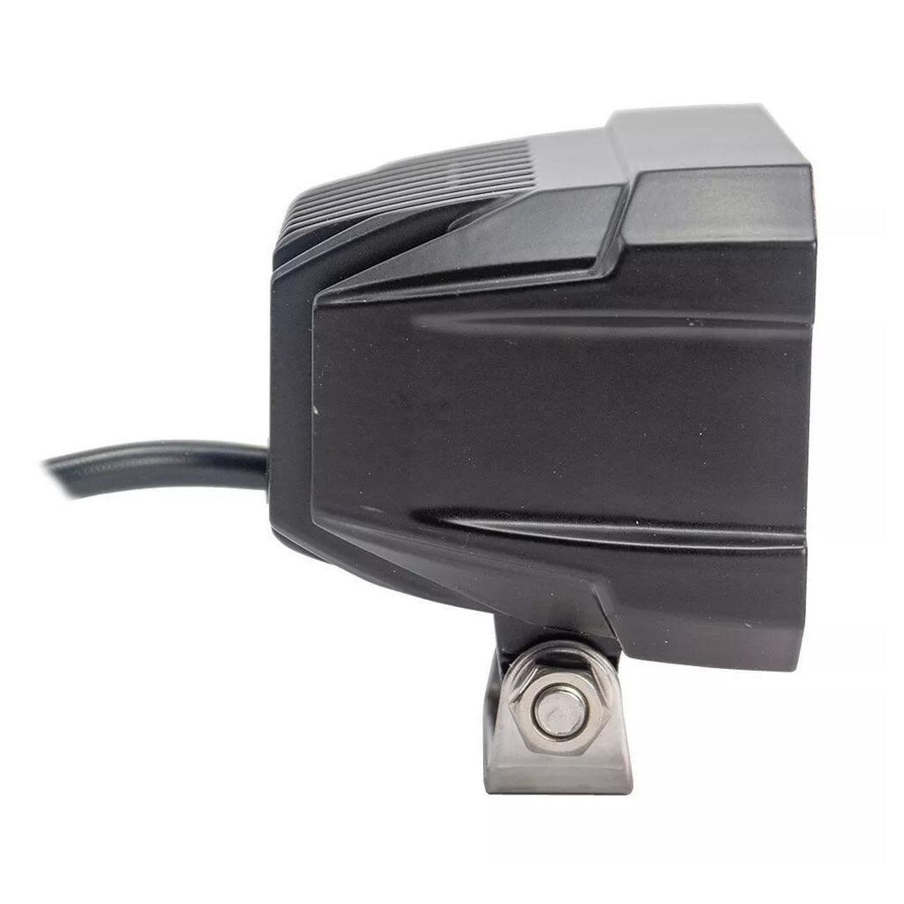 Универсален LED халоген/фар 11см с бяла основна светлина + дневна бял и оранжев цвят 12V/24V E-mark