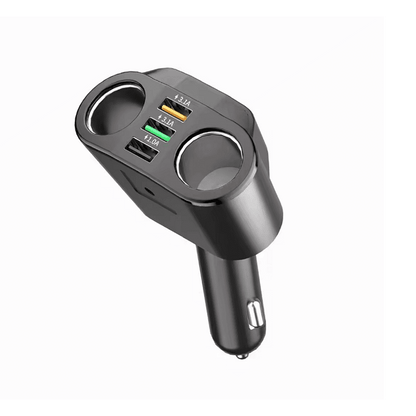 Универсален разклонител за запалка с 2 гнезда 12V - 24V