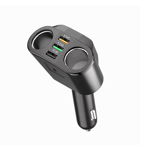 Универсален разклонител за запалка с 2 гнезда 12V - 24V