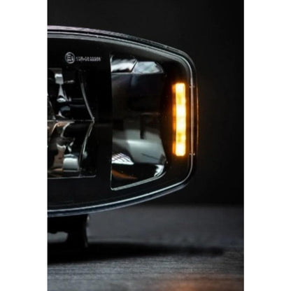 Универсален LED фар 100W 12V/24V с DRL/parking светлина бяло-жълто