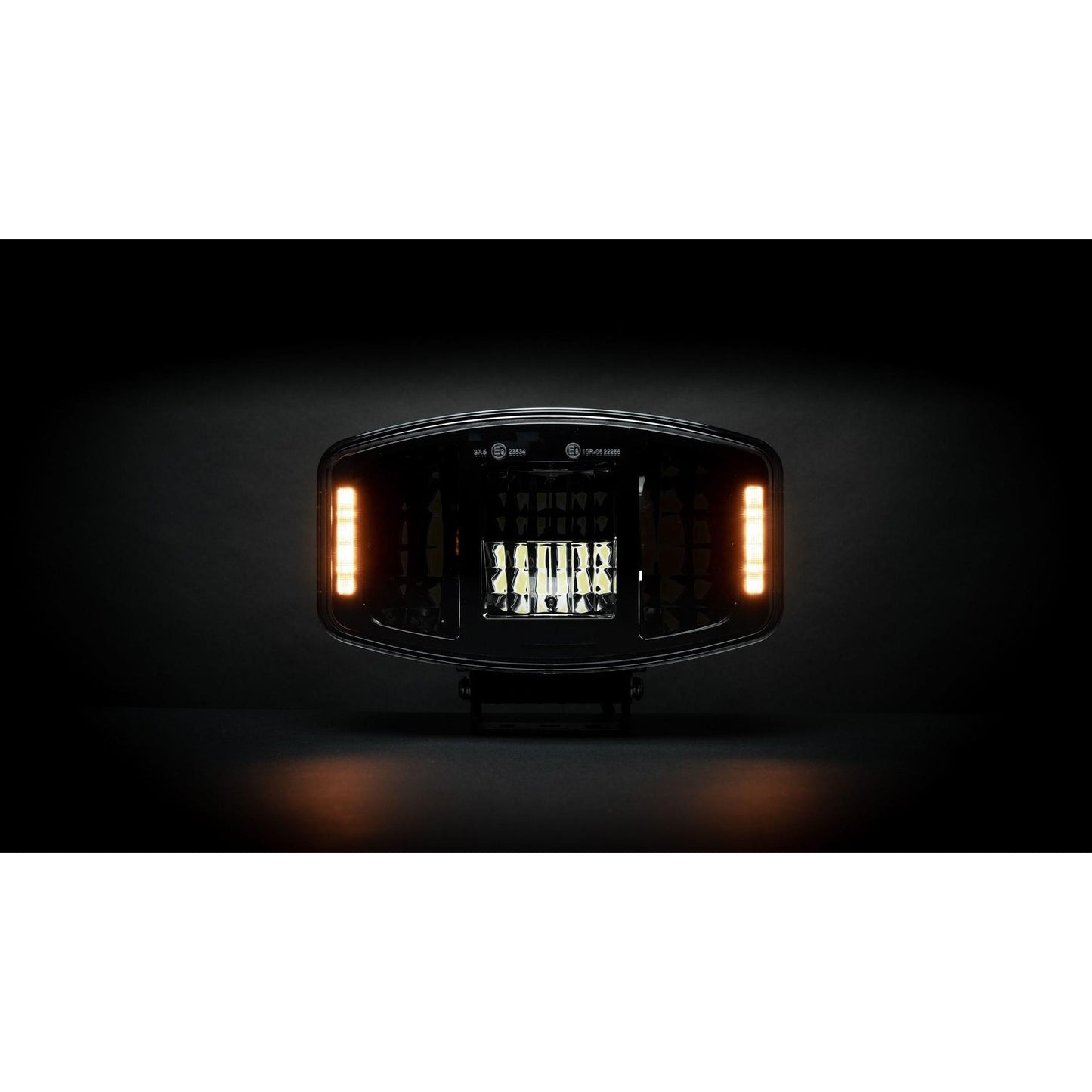 Универсален LED фар 100W 12V/24V с DRL/parking светлина бяло-жълто