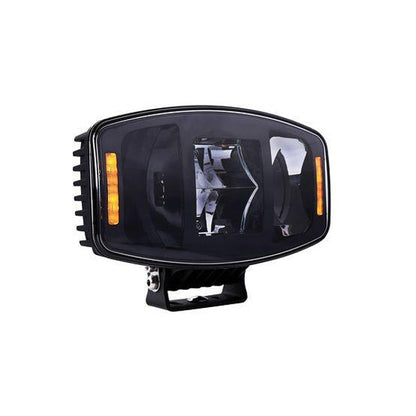 Универсален LED фар 100W 12V/24V с DRL/parking светлина бяло-жълто