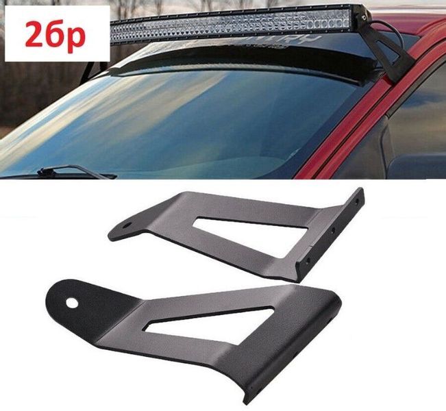 Универсални крепежни стойки за ЛЕД БАР за захващане над предното стъкло