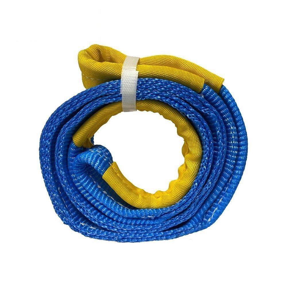 Въже за теглене 12T,  7.5см x 1.5м, син