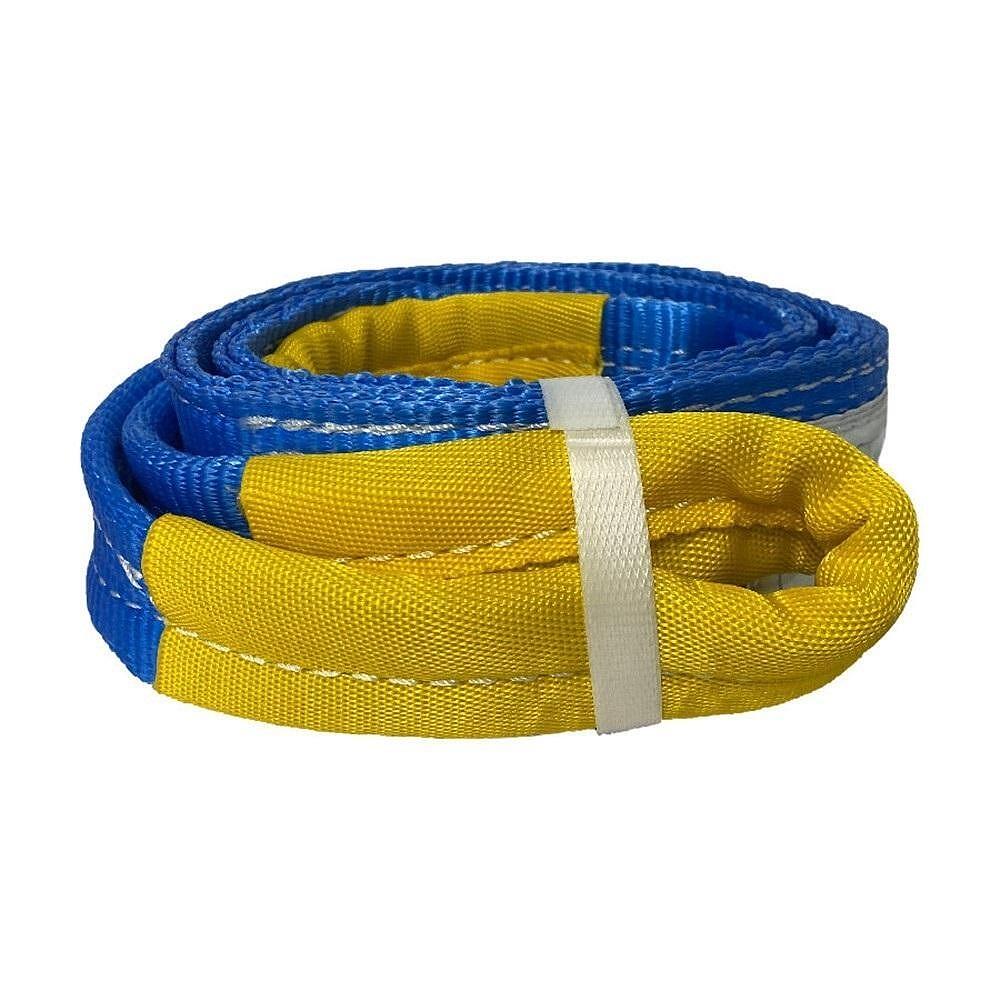 Въже за теглене 12T,  7.5см x 1.5м, син