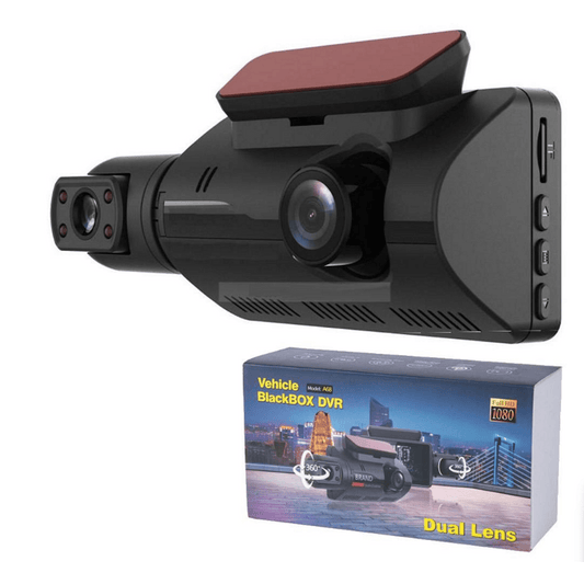 Видеорегистратор за автомобил FULL HD 1080P, 2 камери и дисплей + подарък 32 GB Micro SD